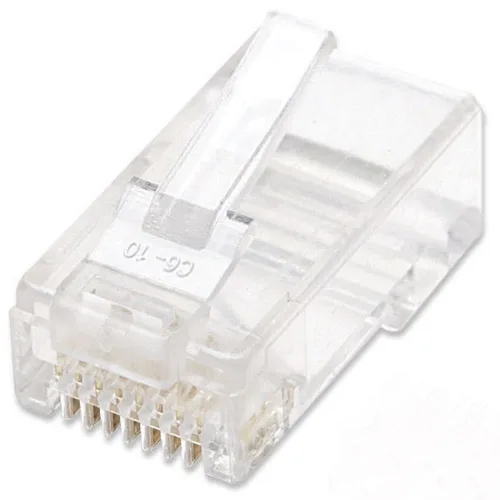 Accesorio Jacks INTELLINET ,502344, Cat 6 Utp Multifilar 100 Pzas