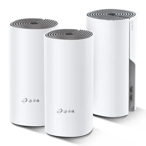 Equipo de Red Access Point TP LINK Router Deco E4(3-Pack) | AC1200 | Dual Band |wifi Mesh | 2 Puertos Wan