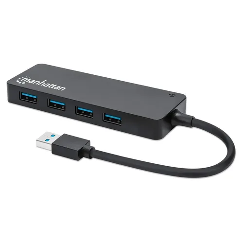 Accesorio Hub USB MANHATTAN ,164900, V3.2 4 Ptos A