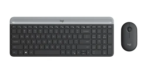 Kit teclado y mouse LOGITECH MK470 - inalámbrico Negro 920-009266