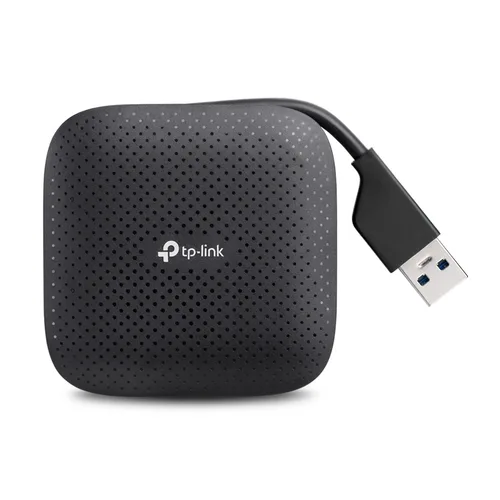 Hub USB TP-LINK - 4ptos, USB 3.0, Negro 5000 Mbit/s UH400