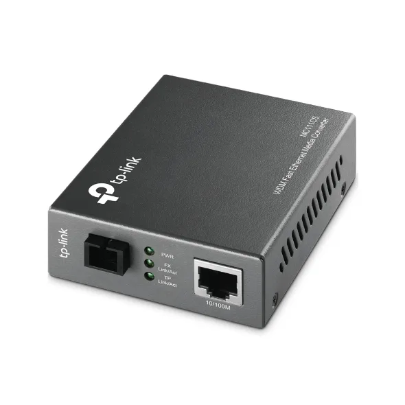Accesorio Redes TP LINK Convertidor De Medios | Tp-Link | MC111CS | Mono Modo | Wdm Conector De Fibra Sc A RJ45 | 10