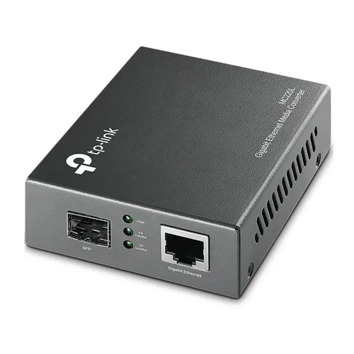 Convertidor Multimedia SFP Gigabit Tp-link MC220L con Puerto FX Compatible con Hot-swappable 10000 m