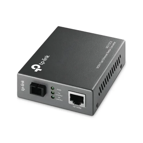 Accesorio Redes TP LINK Convertidor De Medios | Tp-Link | MC112CS | Mono Modo Wdm Conector De Fibra Sc A RJ45 10