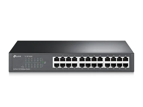 Switch TP-LINK TL-SF1024D - Plata, 24 puertos