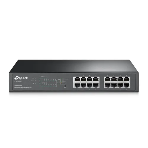 Switch JetStream Gigabit (TL-SG1016PE) TP-LINK Negro