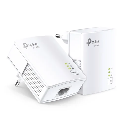 Accesorio Adaptadores TP LINK Adaptador Powerline | Tp-Link | Tl-PA7017| Kit 2 Pzas Alambrico A 1000MBPS Con 1 RJ45 10