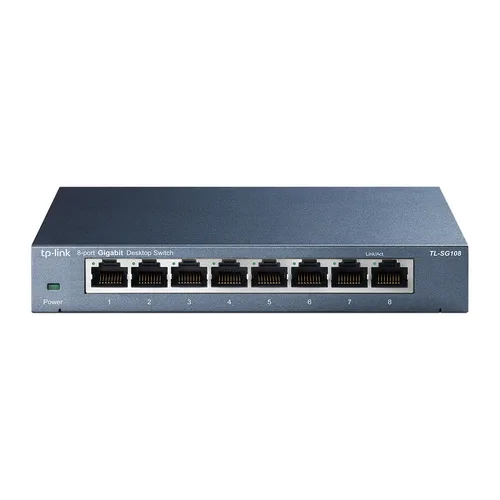 Switch TP-LINK TL-SG108 - Negro, 8, 10/100/1000 Base-T(X)