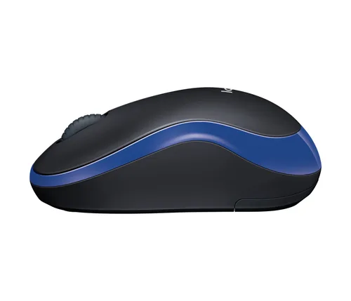 Mouse LOGITECH M185 - Negro, 3 botones, RF Wireless+USB, Óptico 910-003636
