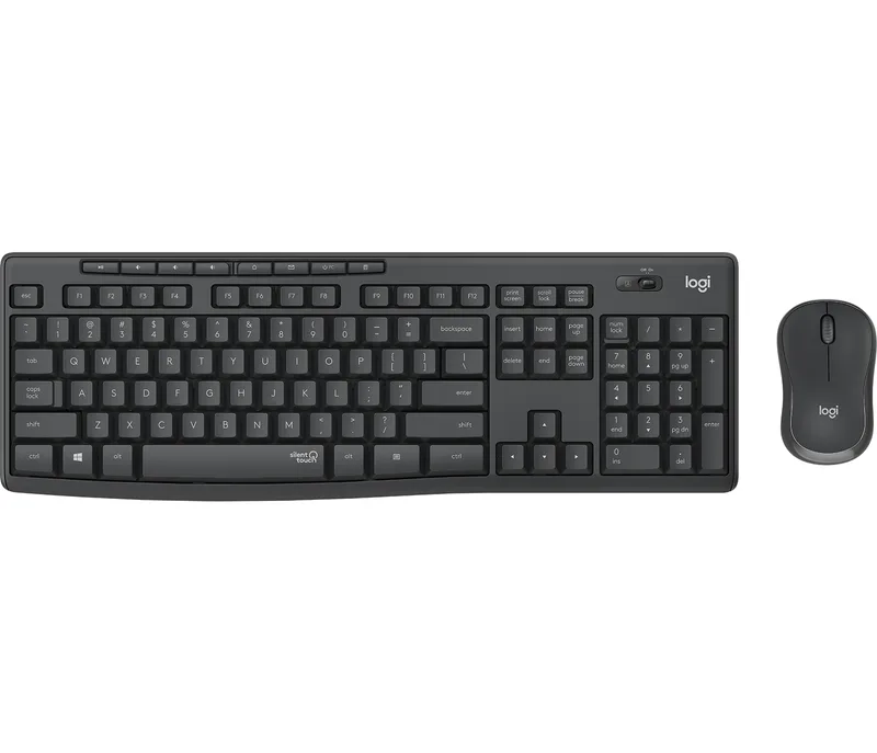 LOGITECH 920-009792 MK295 Silent Inalambrico Receptor USB (español) Negro Teclado Y Mouse