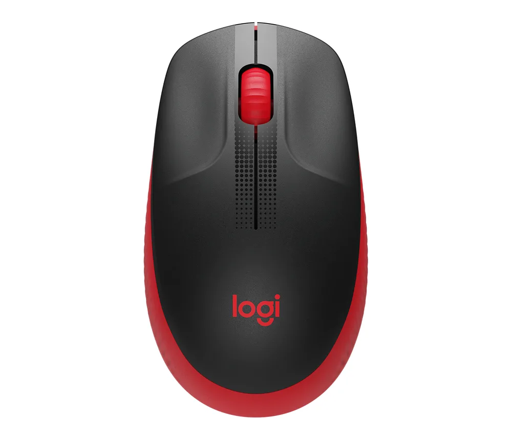 LOGITECH 910-005904 M190 Optico Inalambrico Receptor USB 1000DPI Rojo Mouse