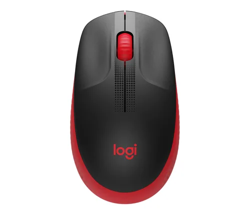 LOGITECH 910-005904 M190 Optico Inalambrico Receptor USB 1000DPI Rojo Mouse