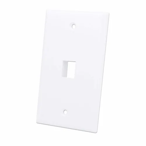 163286 Tapa (faceplate) 1 Perforacion Color Blanco INTELLINET