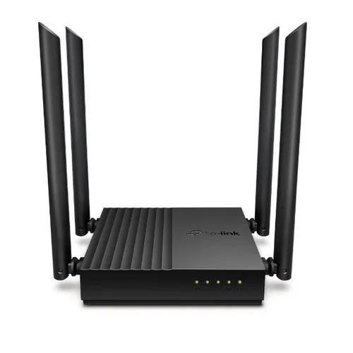 Router Tp-link Dual Band Archer C64 Wifi AC1200 Mu-mimo Gigabit de Gran Alcance 1200 Mbit/s