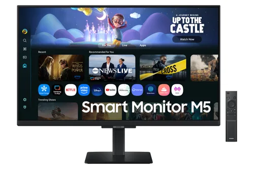 Monitor Samsung SMART - M5, 27 pulgadas, M50F, FHD, Plano, 60Hz, 5ms, LS27FM500ELXZX 60 Hz