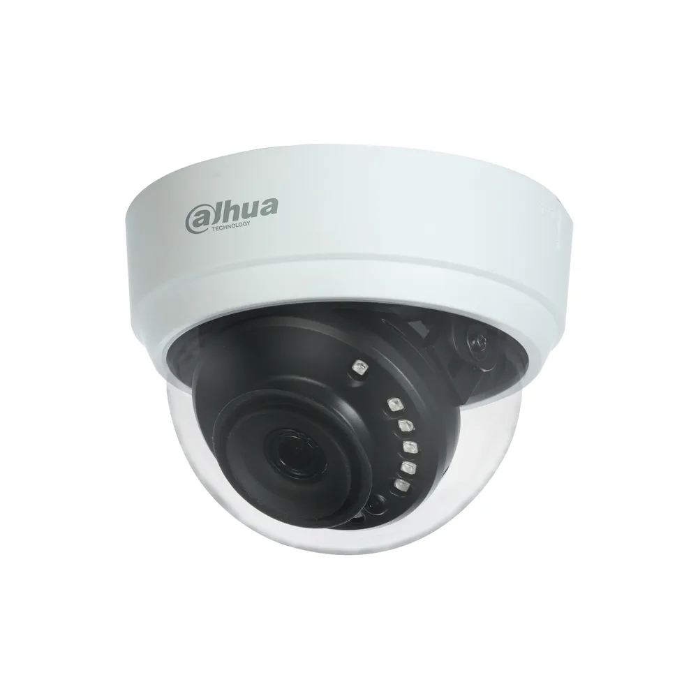 DAHUA HAC-D1A21N-0280B - Cámara Domo HDCVI 1080p/ 103 Grados de Apertura/ Lente de 2.8 mm/ IR 20 Mts/ Uso Interior/ TVI AHD Y CVBS/ Dahua Technology