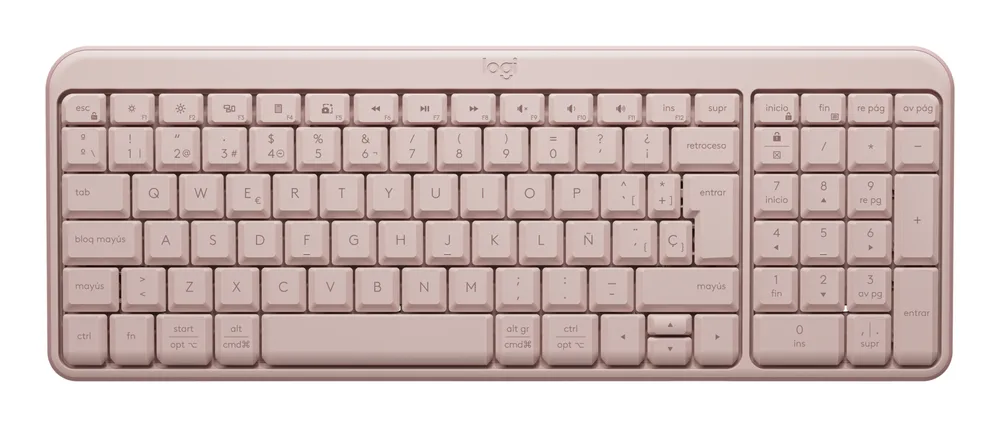 Teclado Logitech K250 920-013447 Color rosa