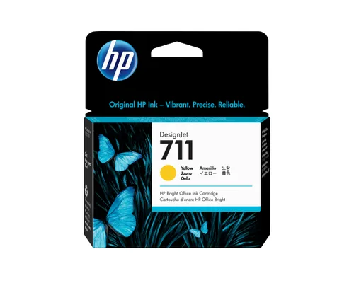 Tinta HP 711 - CZ132A, Amarillo 29ml