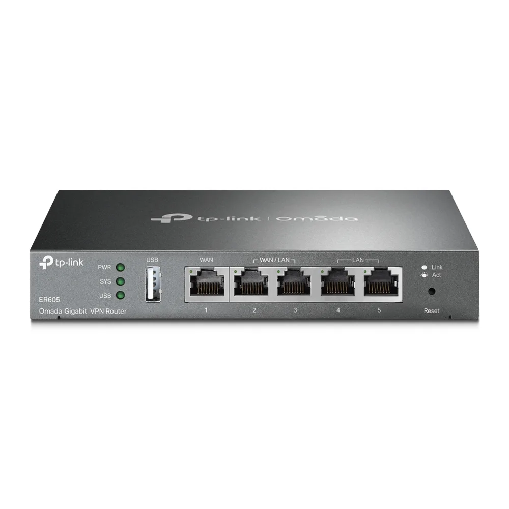 Router VPN Gigabit Omada SDN Integrado Tp-link ER605 (TL-R605) Negro