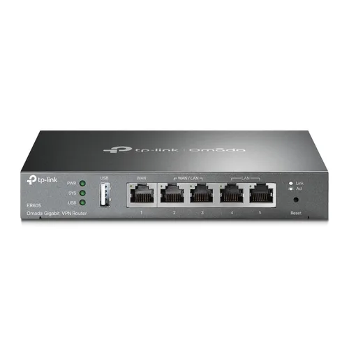 Router VPN Gigabit Omada SDN Integrado Tp-link ER605 (TL-R605) Negro