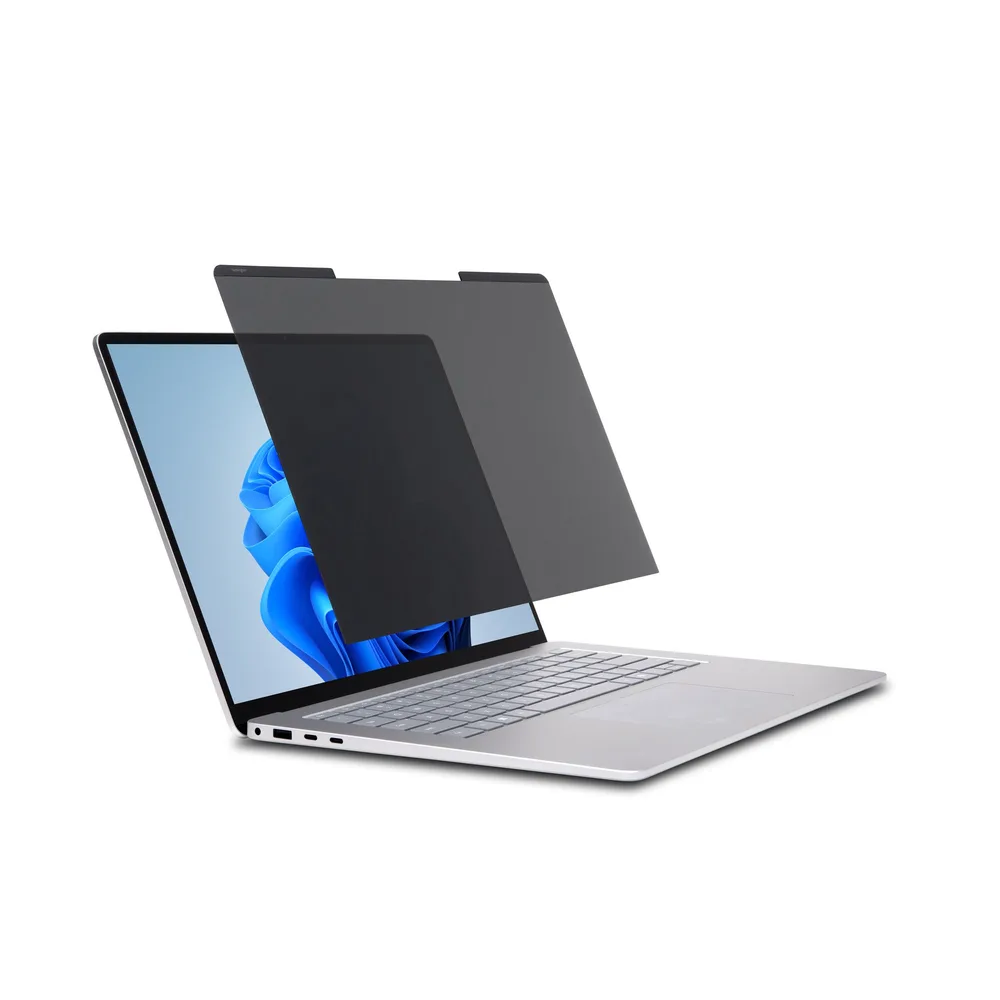 Filtro de privacidad magnético KENSINGTON para Surface Laptop de 13 - 8 Pulgadas, K58363WW, color negro, reversible MATE/ BRILLANTE Portátil