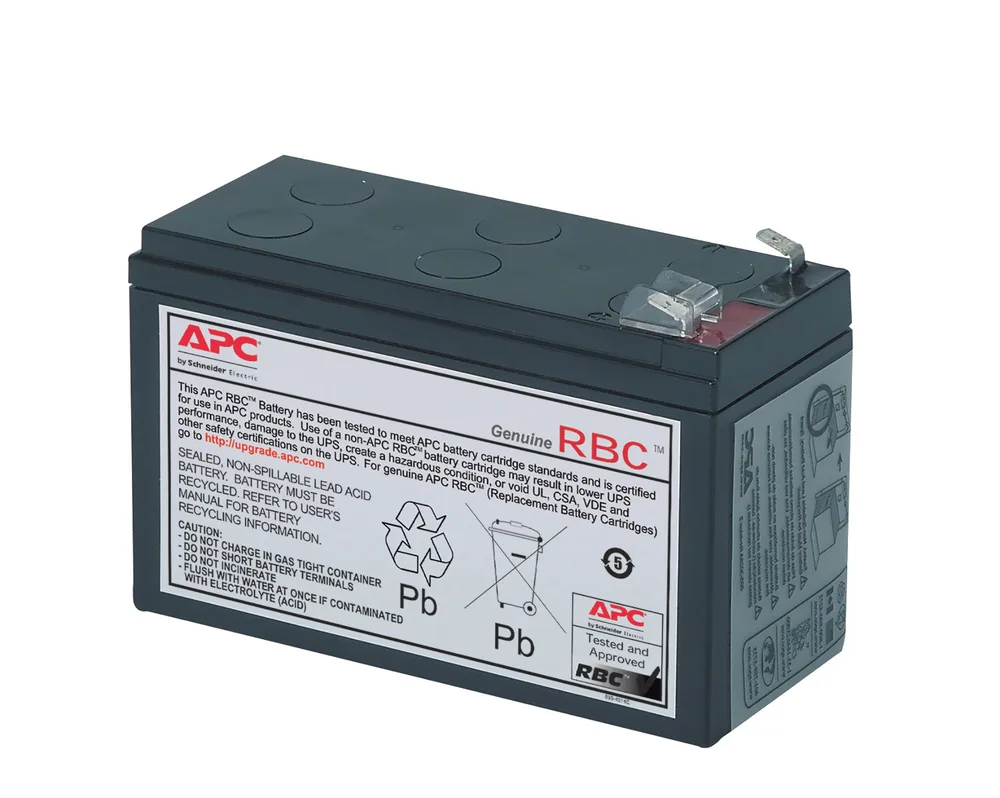BATERIA INTERNA DE REEMPLAZO PARA MODELOS APC BR700G, BE750G-LM, BX800U-LM Y BE650G1-LM