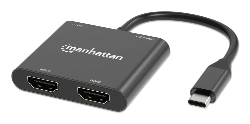 Accesorio Hub USB MANHATTAN Adaptadores