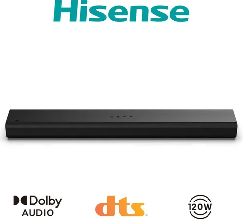 Barra de Sonido Hisense HS1000 - Bluetooth. Canales 2.0 120 W
