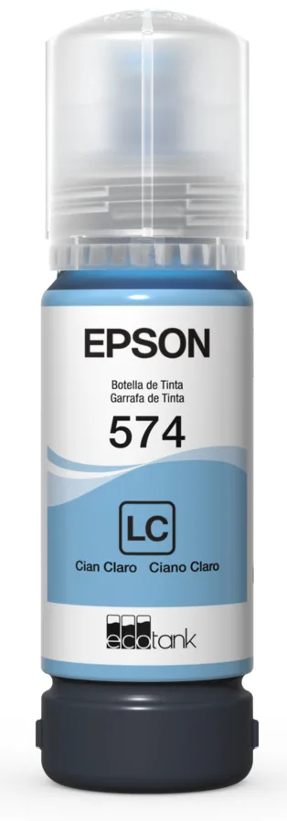 Cartucho Epson T574520-AL Cyan claro (7300 pag) compatible con L8050