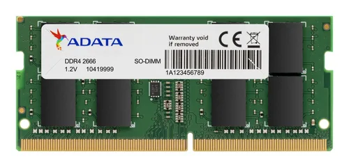 Memorias Memoria RAM ADATA Sodimm DDR4 16GB PC4-21300 2666MHZ CL19 260PIN 1.2V Laptop