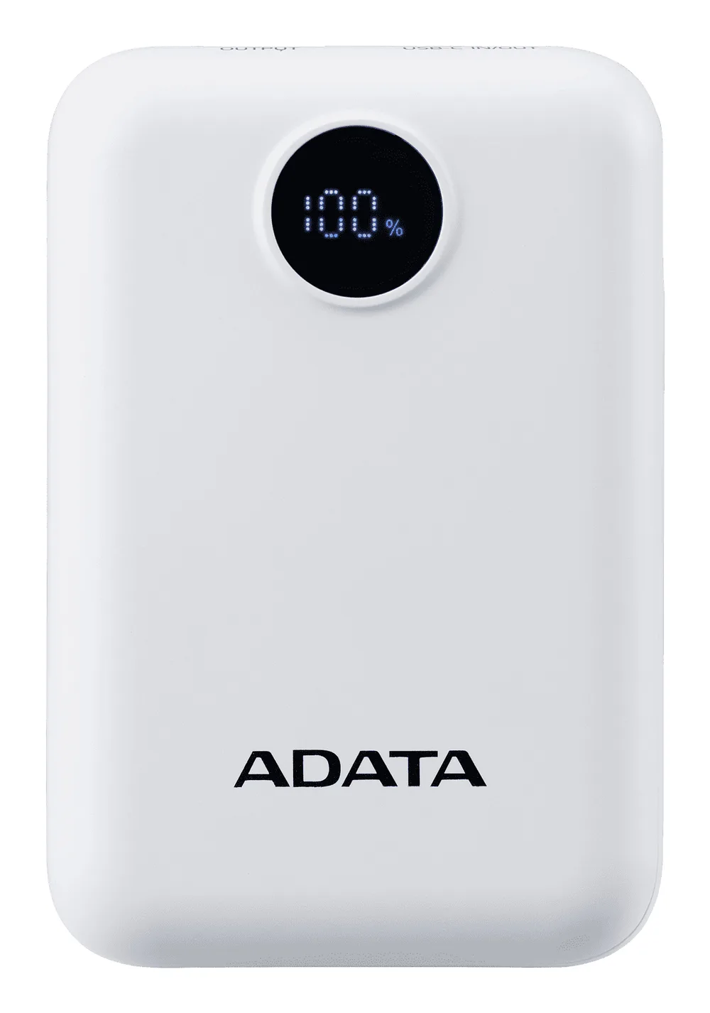 Accesorio Power Bank ADATA Power Bank C10022 10000MAH Entrada USB Tipo C Y USB Tipo A Blanca PC1002212WH