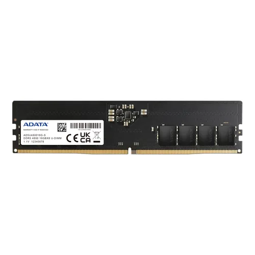 Memorias Memoria RAM ADATA Udimm DDR5 16GB PC5-38400 4800MHZ CL40 288PIN 1.1V Pc AD5U480016G-S