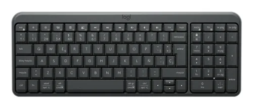 Teclado Multimedia LOGITECH K250 Compacto Bluetooth (español) Grafito