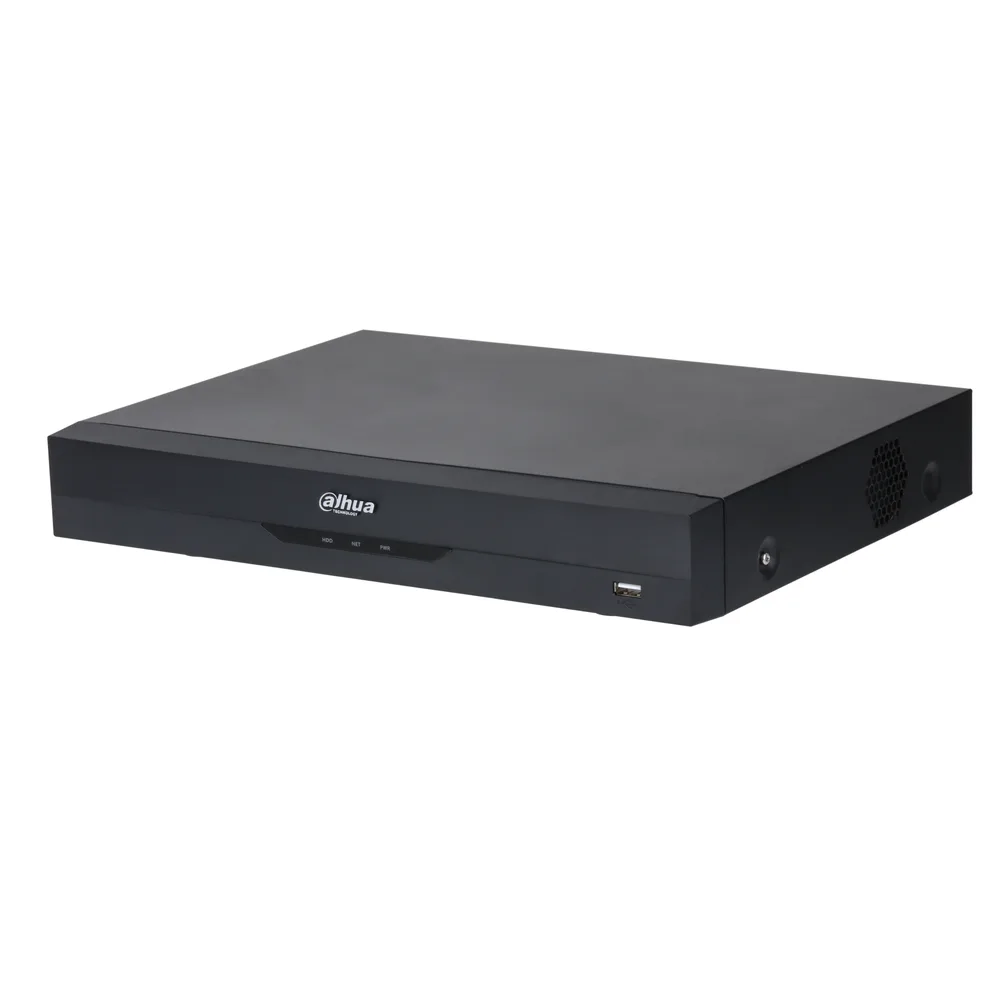 DAHUA XVR5104HS-4KL-I3 - DVR 4k de 4 Canales y 4 IP o hasta 8 IP.WizS - H.265+, 1 canal para reconocimiento facial, SDM+. sata 10TB no inluye Dahua