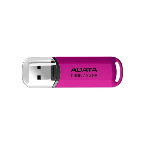 Memoria USB 2.0 de 32GB C906 - diseño clásico y compacta. NP. AC906-32G-RPP Color ROSA ADATA 32 GB