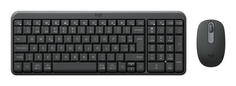 Teclado y mouse Logitech MK250 920-013514 Blanco