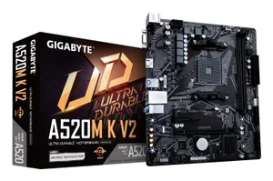 GIGABYTE A520M K V2 A520 AMD S-AM4 3A Gen Tarjeta Madre — 2XDDR4 3200 · HDMI