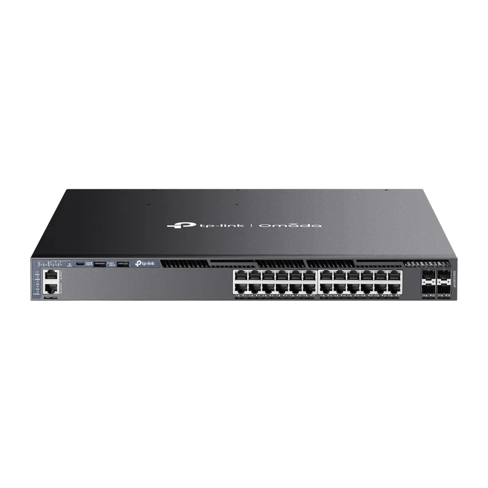 Equipo de Red Switch TP LINK Switch | Tp-Link | Omada | SG6428XHP | Switch 24 Puertos Gigabit Poe+ | L3 | 4 Puertos Sfp+ A 10G | Stackable