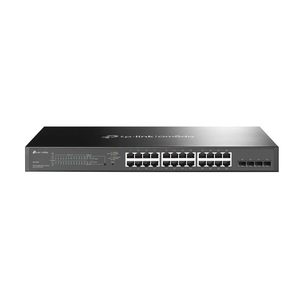 Switch TP-LINK SG2428P - Negro, 250 W Omada