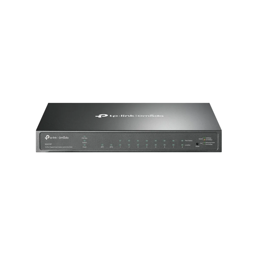 Switch PoE TP-LINK SG2210P Negro