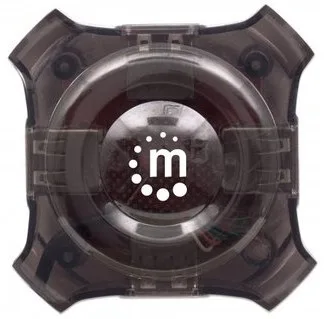 162272 Hub USB 4 puertos - Compatible con todos los puertos y dispositivos USB, 3 años de garantia MANHATTAN Negro