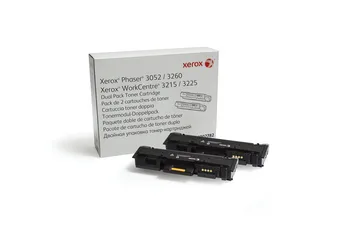 Consumible Toner XEROX 106R02782, Negro, Extra Alta Capacidad, 6,000 Paginas, Dual Pack, Para Phaser 3260, Workcentre 3215