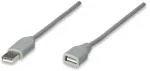 Cables Cable De Datos MANHATTAN ,317238, Extension 3.0M, Gris