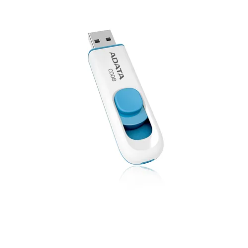 Memoria USB ADATA C008 - Color blanco, 16 GB, USB 2.0 AC008-16G-RWE