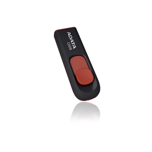 Memoria USB ADATA C008 - Negro, 64 GB, USB 2.0 AC008-64G-RKD
