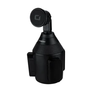 Soporte para celular Mobifree Holder Magnético Para porta vasos - Negro, Universal Plástico MB-923293