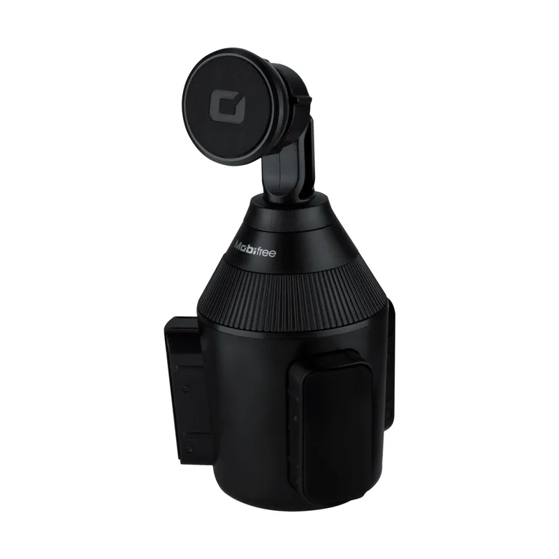 Soporte para celular Mobifree Holder Magnético Para porta vasos - Negro, Universal Celulares MB-923293