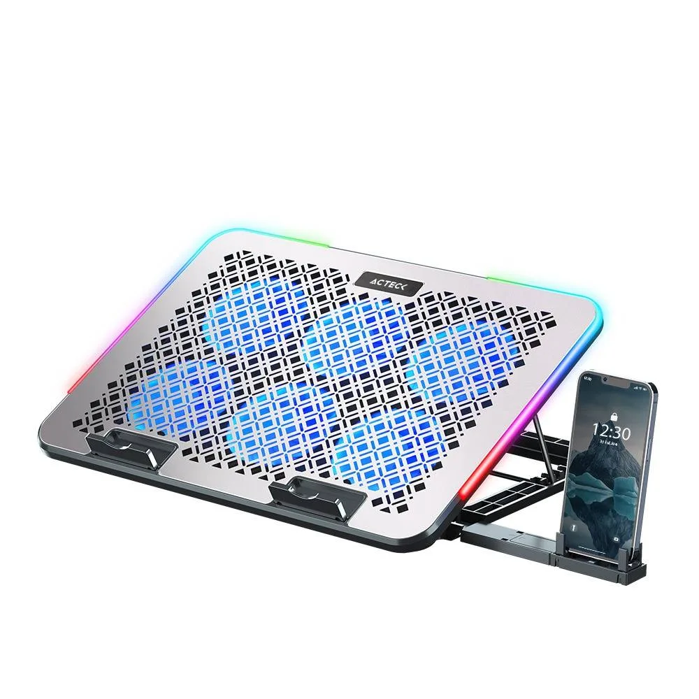 Base Enfriadora para Laptop FROOST RAW BE630 Acteck Advanced Series Base Enfriadora para Laptop 15.6 Pulgadas - 6 Ventiladores AC-940771