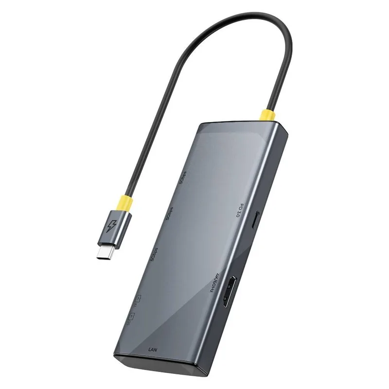 Hub USB 7 en 1 Nexus Dock PRO HN920 ACTECK HUB 7 en 1 - 1 Puerto HDMI 4K/60Hz, 2 Puertos USB-A 3.2 5Gbps Gris C-944601