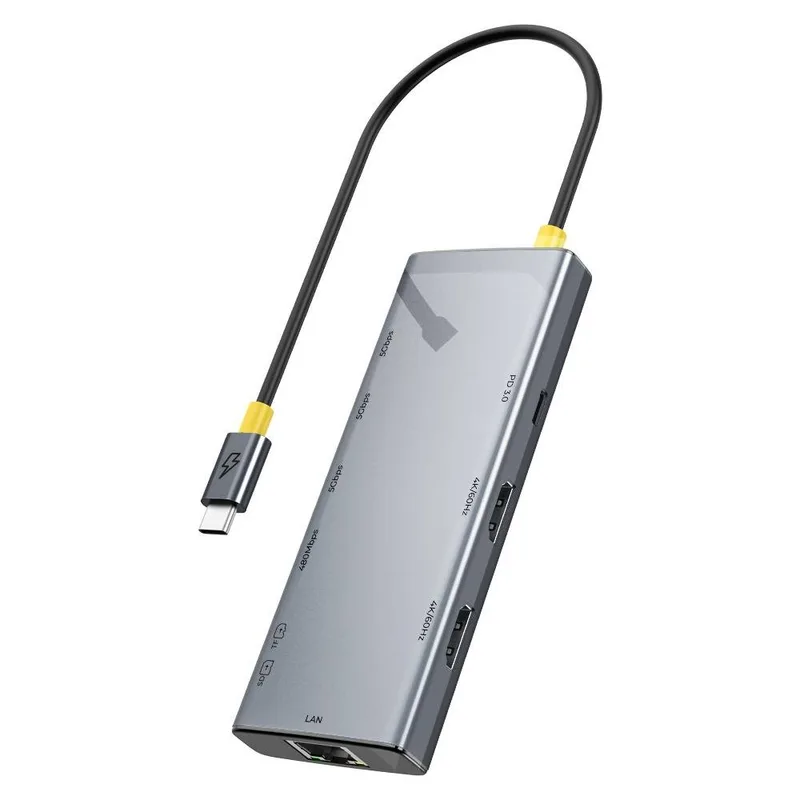 Hub USB 10 en 1 Nexus Dock ULTRA HN950 ACTECK HUB 10 en 1 Gris AC-944632
